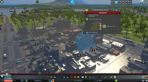 Automatic bulldozing of abandoned buildings in the game.